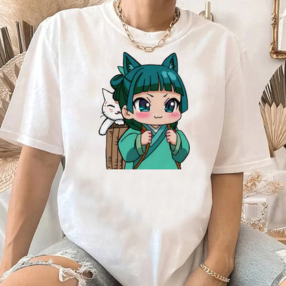 the Apothecary Diaries tshirt female streetwear Digital