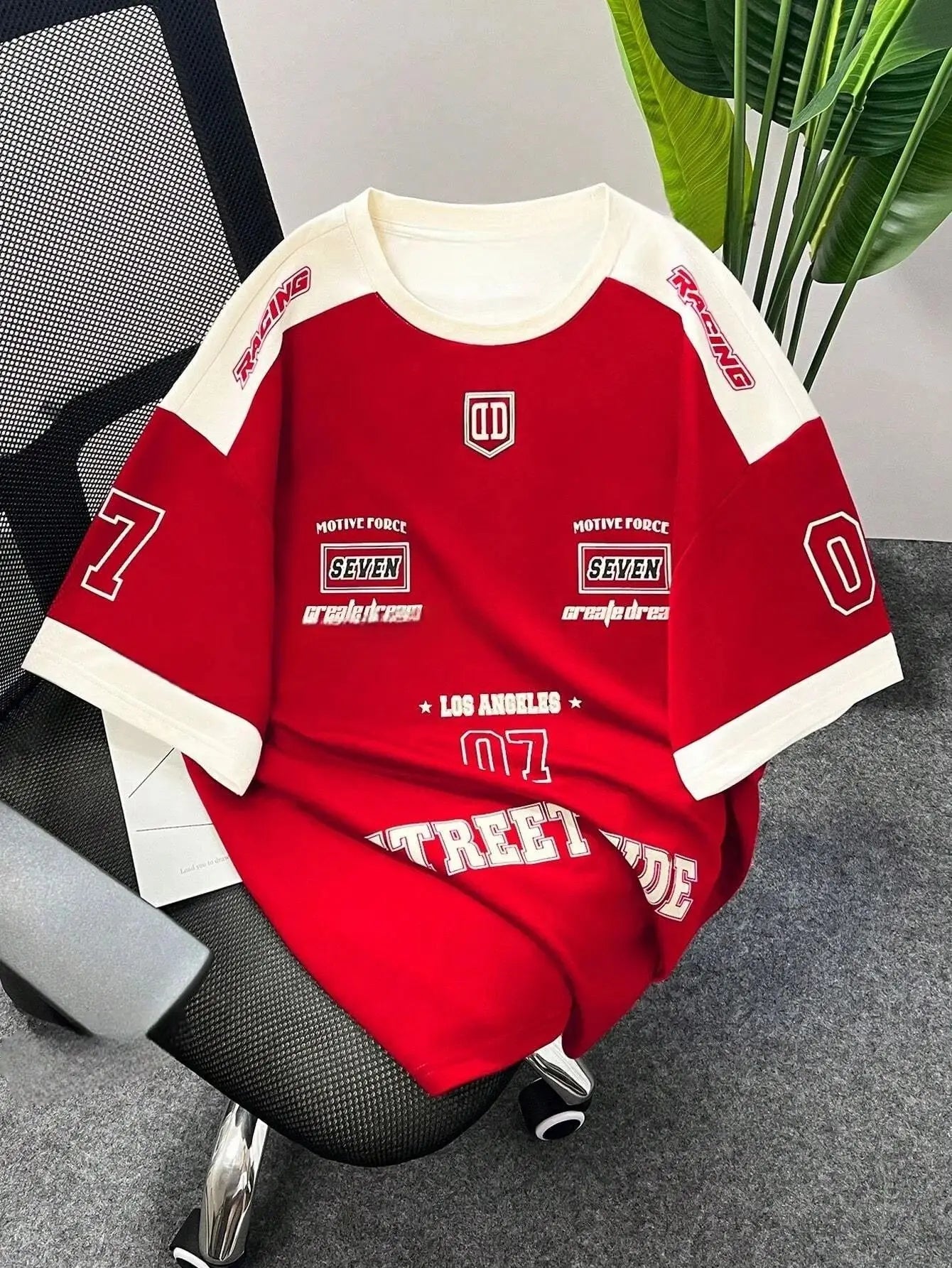 Summer new men's T-shirt 3D digital printed short-sleeved
