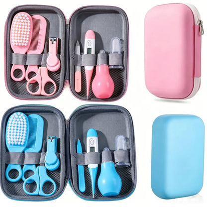 8PCS Baby Care Cleaning Set Nail Clippers Comb Head