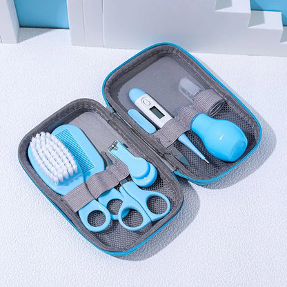8PCS Baby Care Cleaning Set Nail Clippers Comb Head