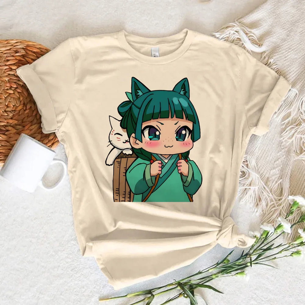 the Apothecary Diaries tshirt female streetwear Digital