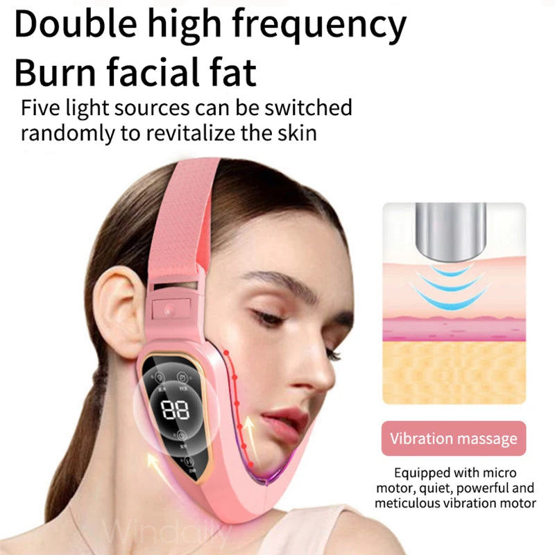 Facial Lifting Device LED Photon Therapy Facial Slimming