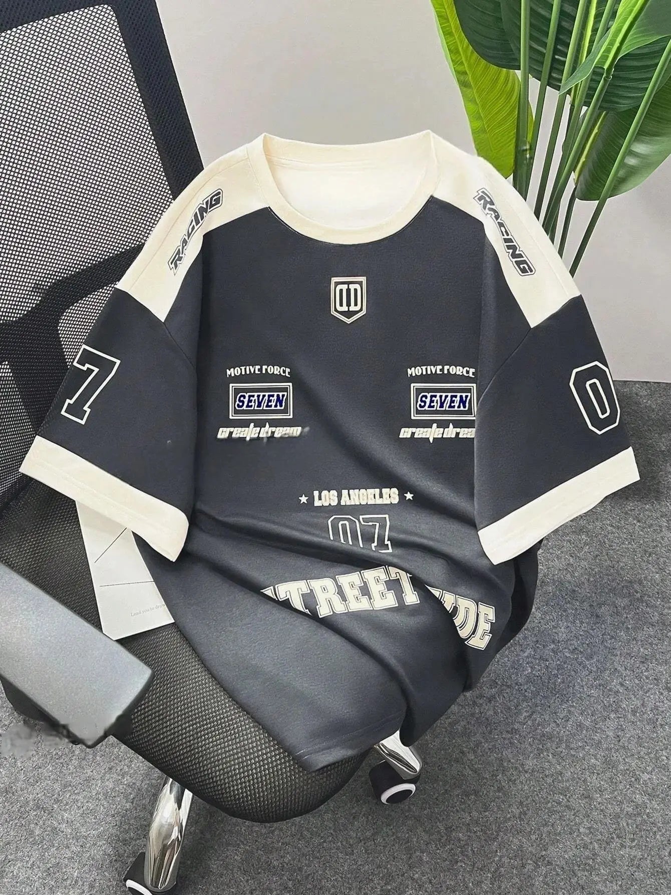 Summer new men's T-shirt 3D digital printed short-sleeved