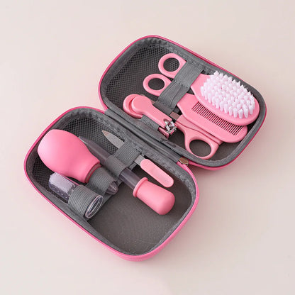 8PCS Baby Care Cleaning Set Nail Clippers Comb Head