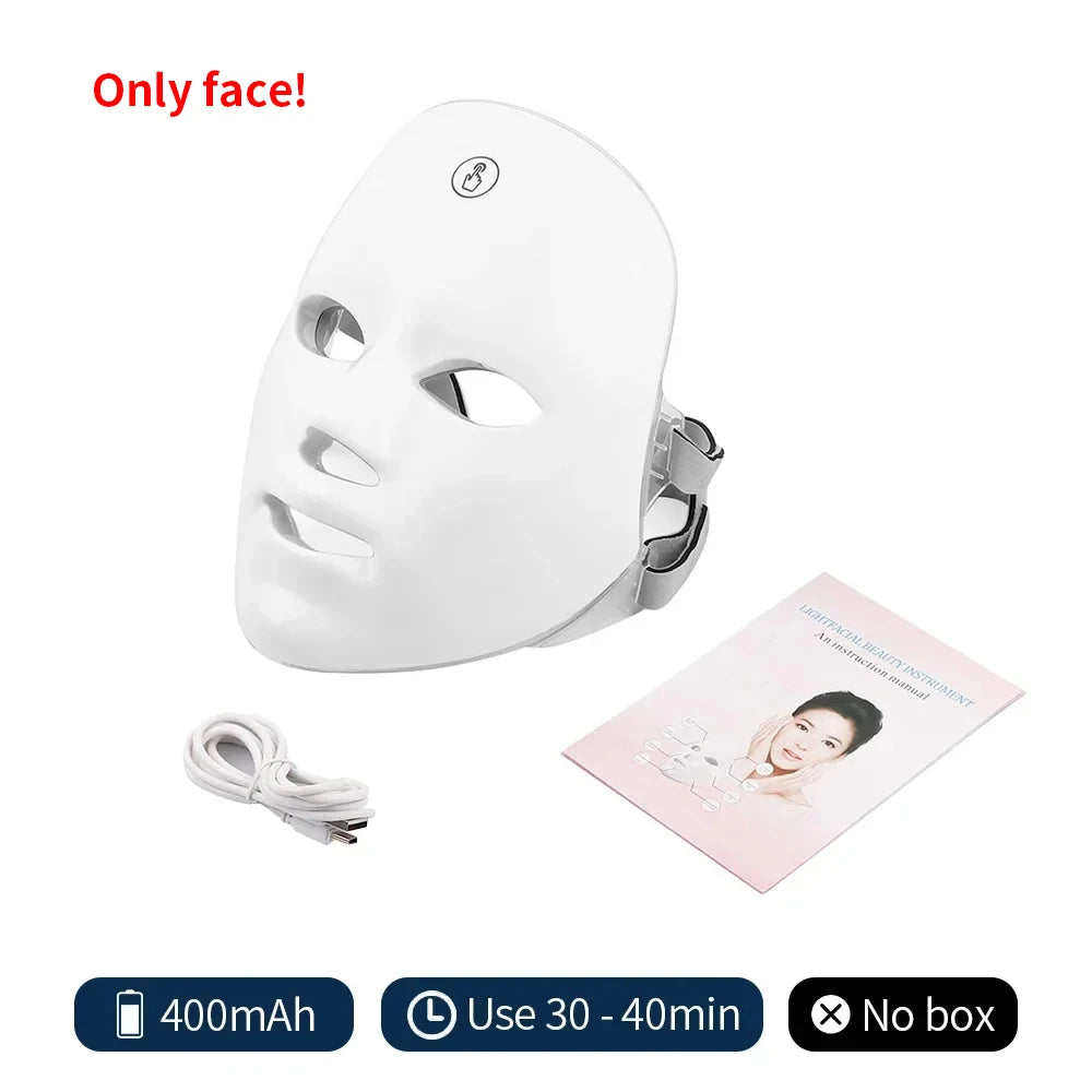 Wireless 7 Colors LED Face Beauty Machine Photon