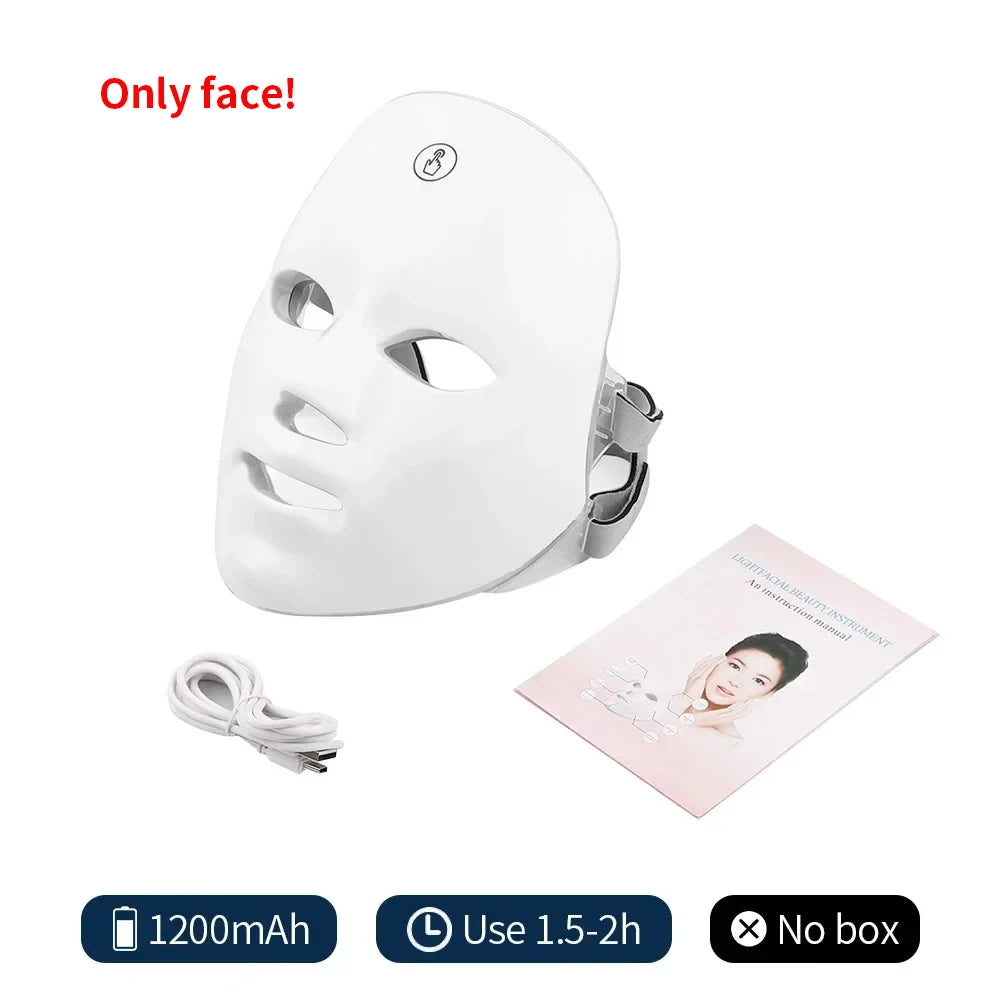 Wireless 7 Colors LED Face Beauty Machine Photon