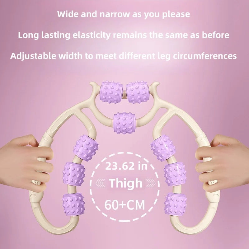 9-Wheel Leg Massager Roller for Calf Muscle Relaxation,