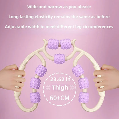 9-Wheel Leg Massager Roller for Calf Muscle Relaxation,