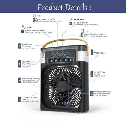New 3 In 1 Fan AIr Conditioner Household Small Air Cooler