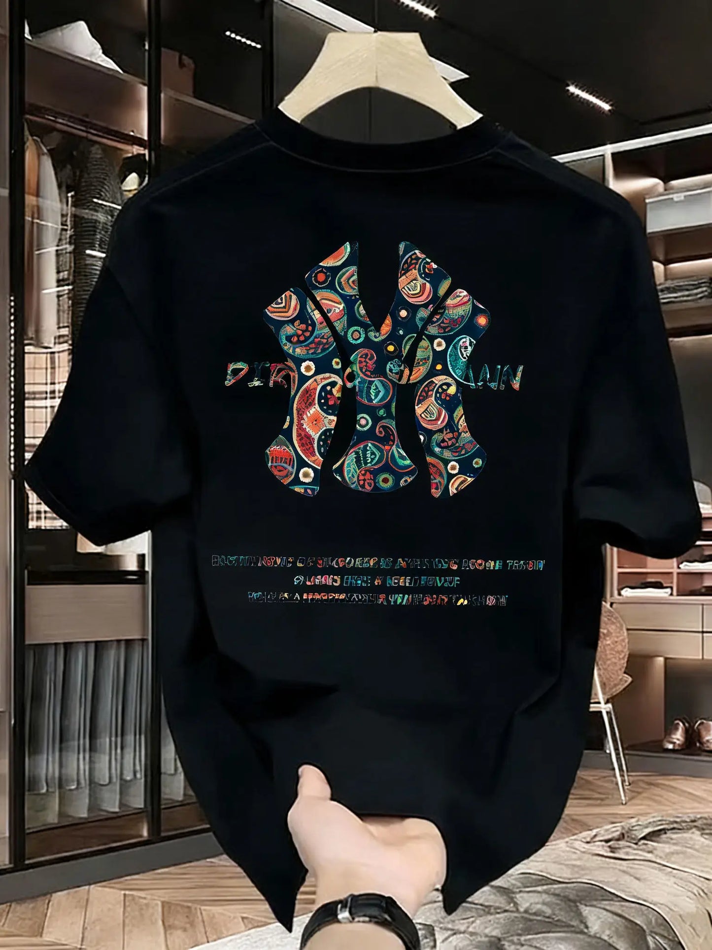Men's summer printed T-shirt - High-quality, casual,