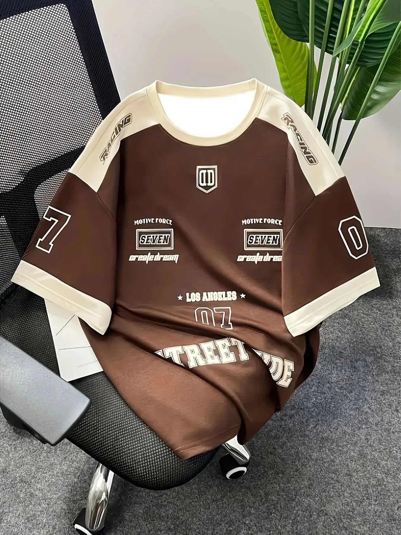 Summer new men's T-shirt 3D digital printed short-sleeved