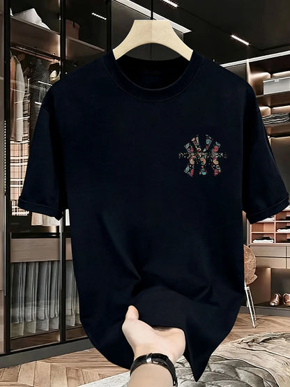 Men's summer printed T-shirt - High-quality, casual,