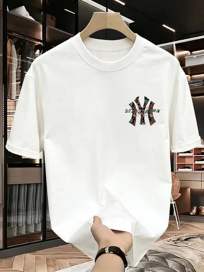 Men's summer printed T-shirt - High-quality, casual,