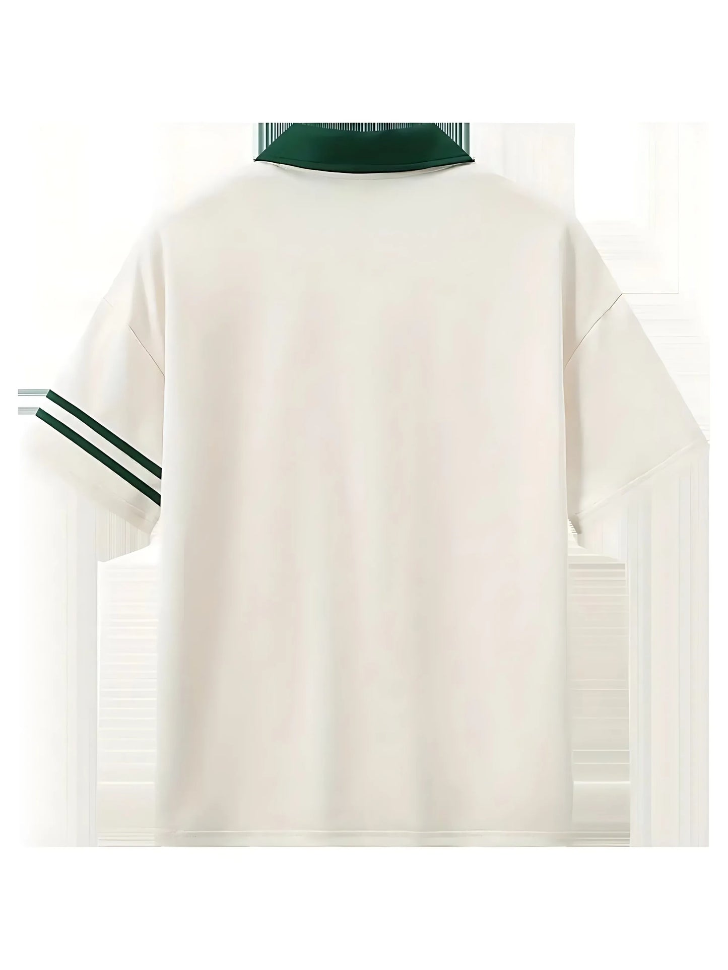 American men's summer striped Italian letter print