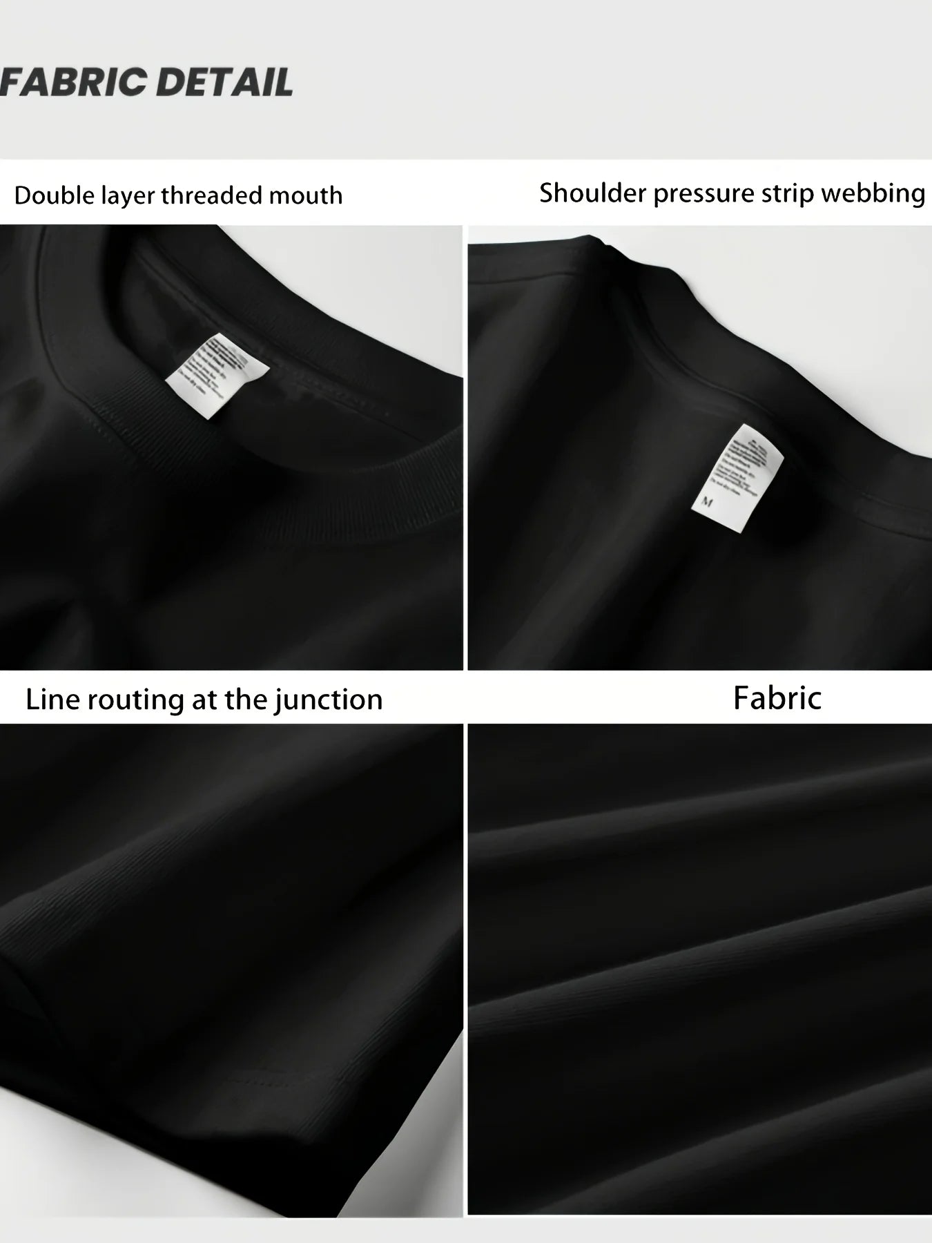 100% cotton men's casual loose T-shirt fashionable trendy